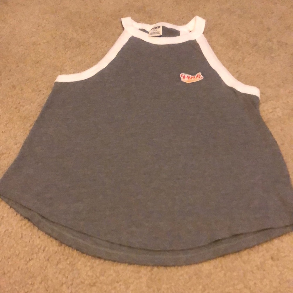 Victoria’s Secret PINK gray tank Sz M